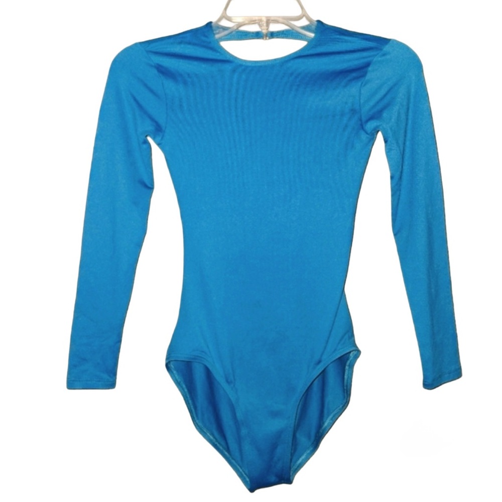 NWT BalTogs Steel Blue Girls Leotard Size Small